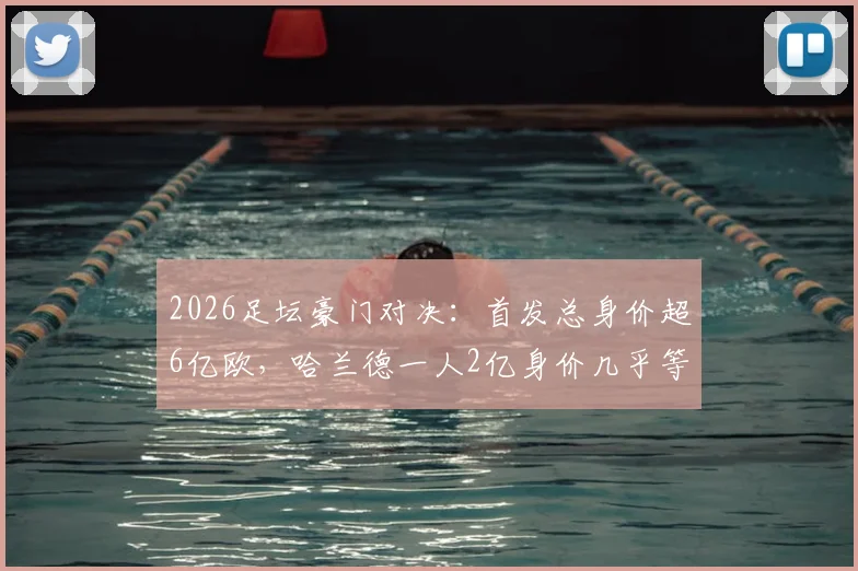 2026足坛豪门对决：首发总身价超6亿欧，哈兰德一人2亿身价几乎等同科特迪瓦全队
