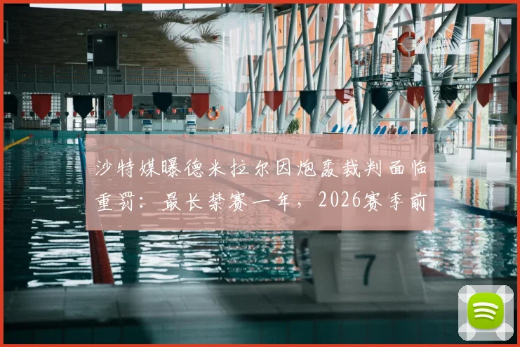 沙特媒曝德米拉尔因炮轰裁判面临重罚：最长禁赛一年，2026赛季前景堪忧，盘点类似争议事件处罚结果